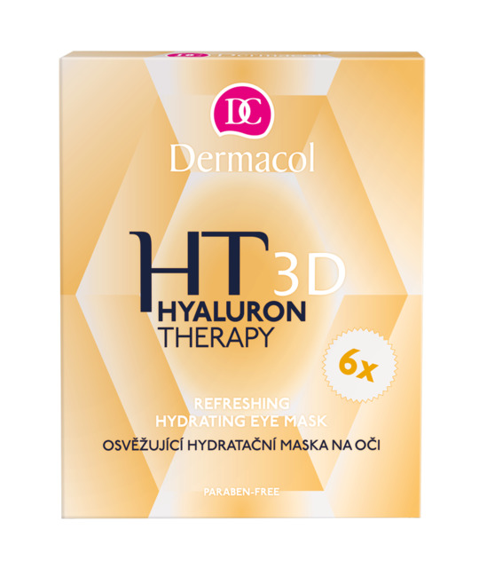 Dermacol - Hyaluron - Osvěžující hydratační maska na oči - 6 použití (6x6 g)